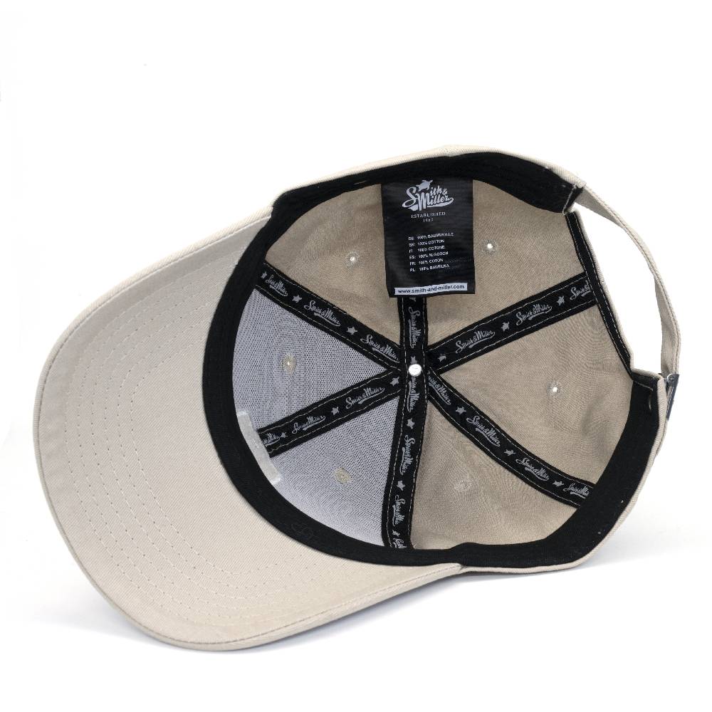 Smith & Miller Reno Unisex Curved Cap, Stone