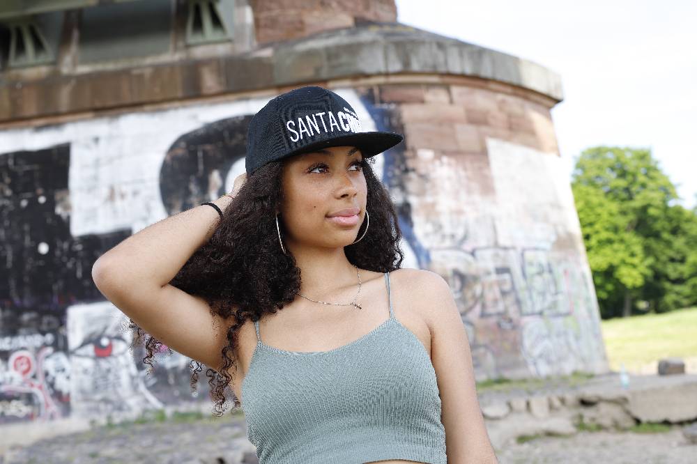 Smith & Miller Santa Cruz Women Flat Cap,black