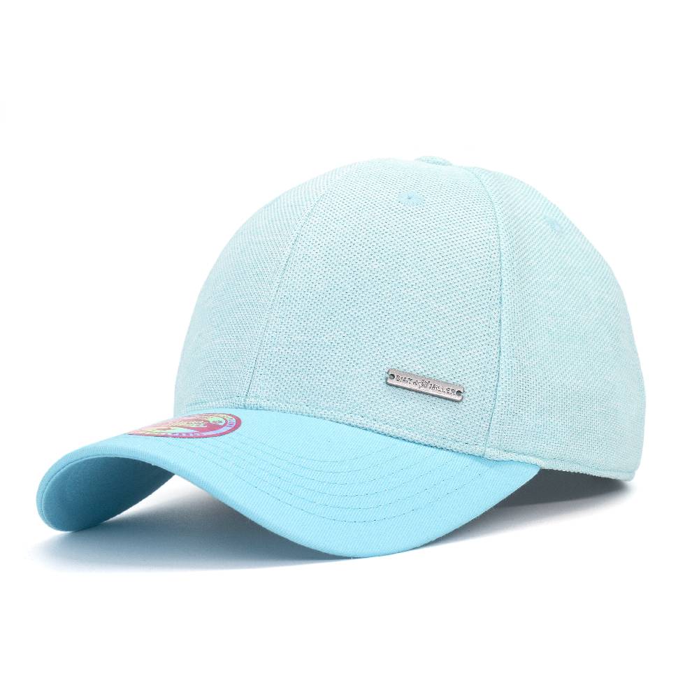 Smith & Miller Tencel Women Curved Cap, turquoise