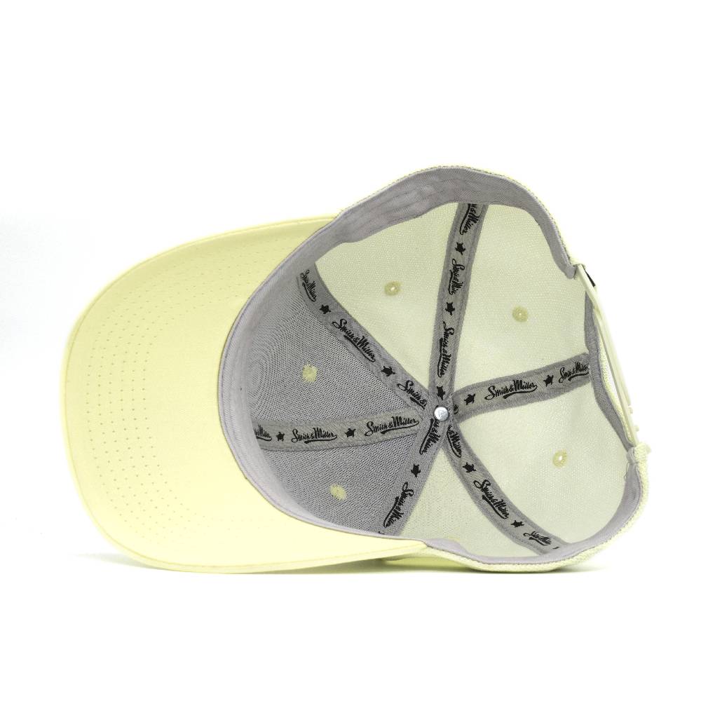 Smith & Miller Tencel Women Curved Cap, Yellow