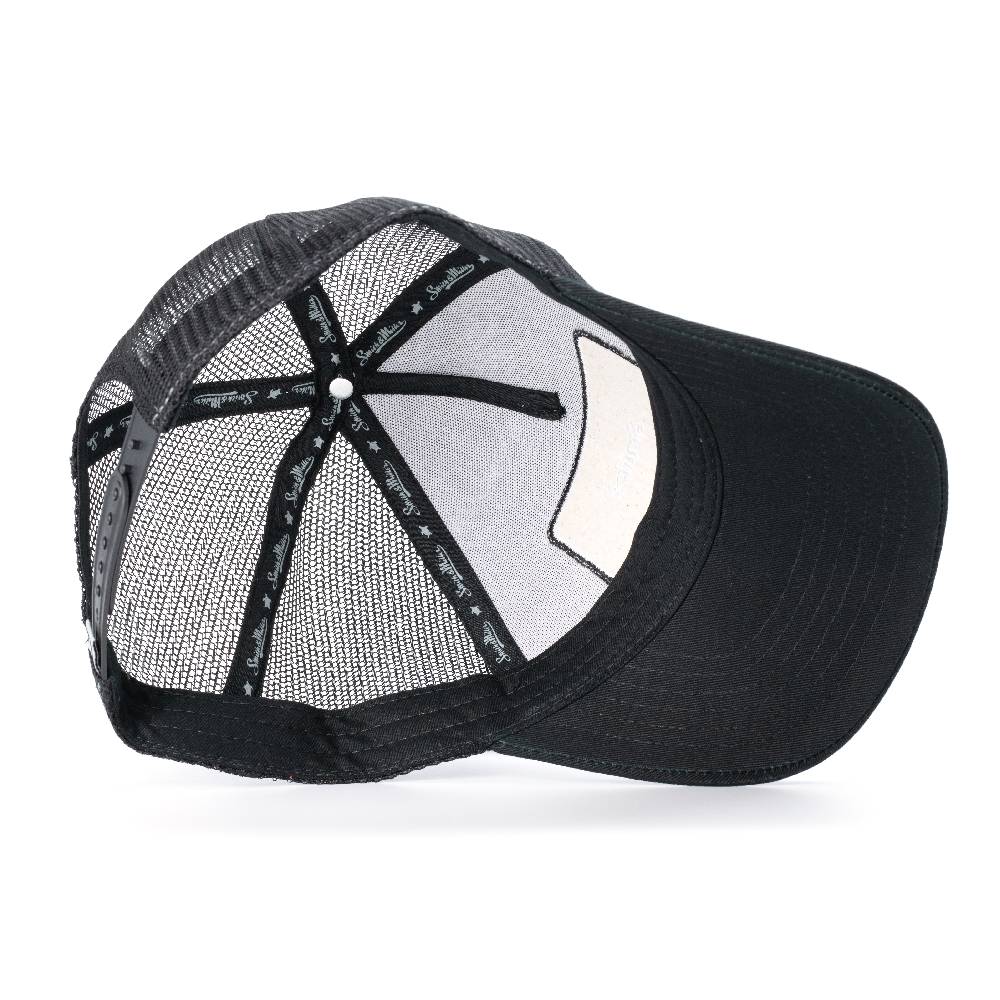 Smith & Miller Varnado Unisex Trucker Cap, Grey-black