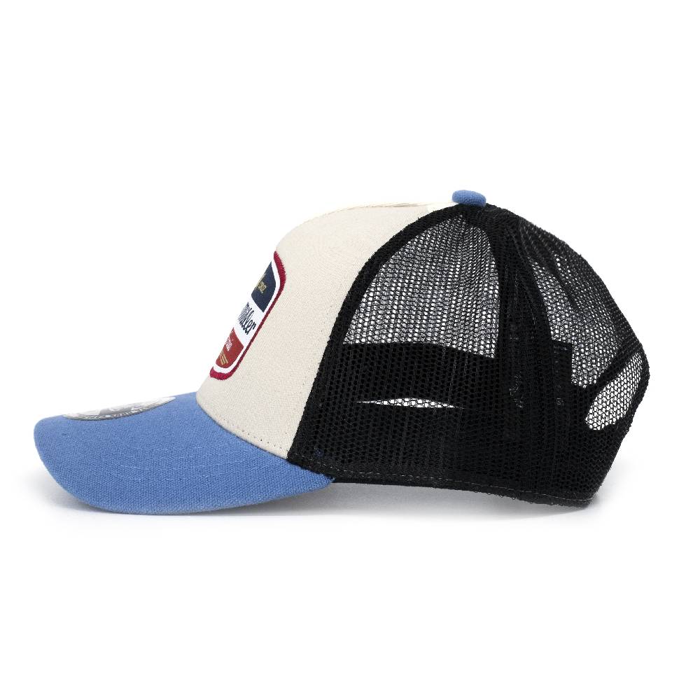 Smith & Miller Vicent Kids Trucker Cap, Stone-blue
