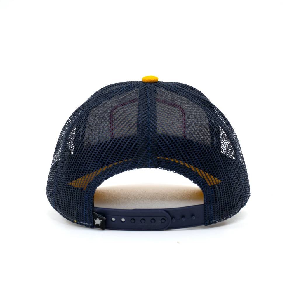 Smith & Miller Vicent Unisex Trucker Cap, Stone - Mango
