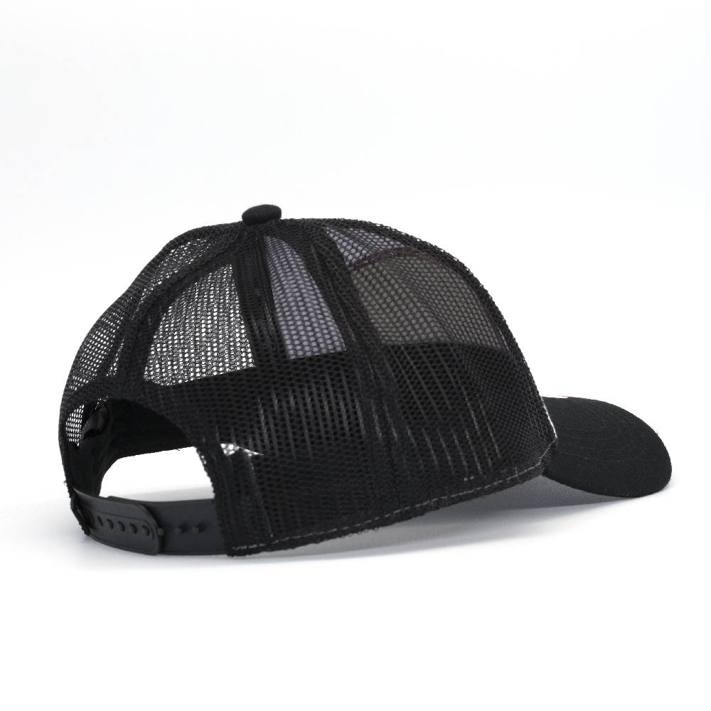 Smith & Miller Vicent Women Trucker Cap, Black-white