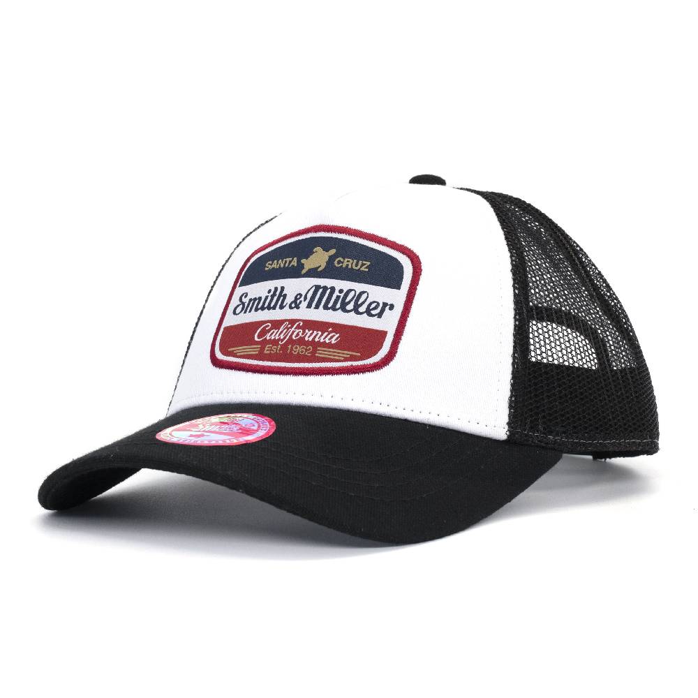 Smith & Miller Vicent Women Trucker Cap, black-white