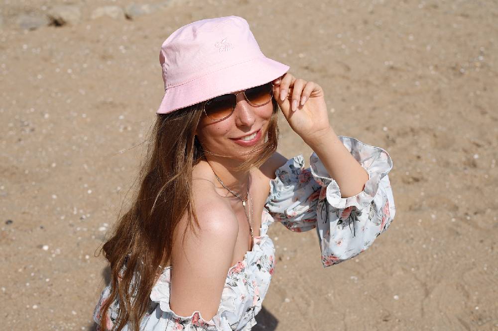 Smith & Miller Villariva Bucket Hat, Lt. Pink