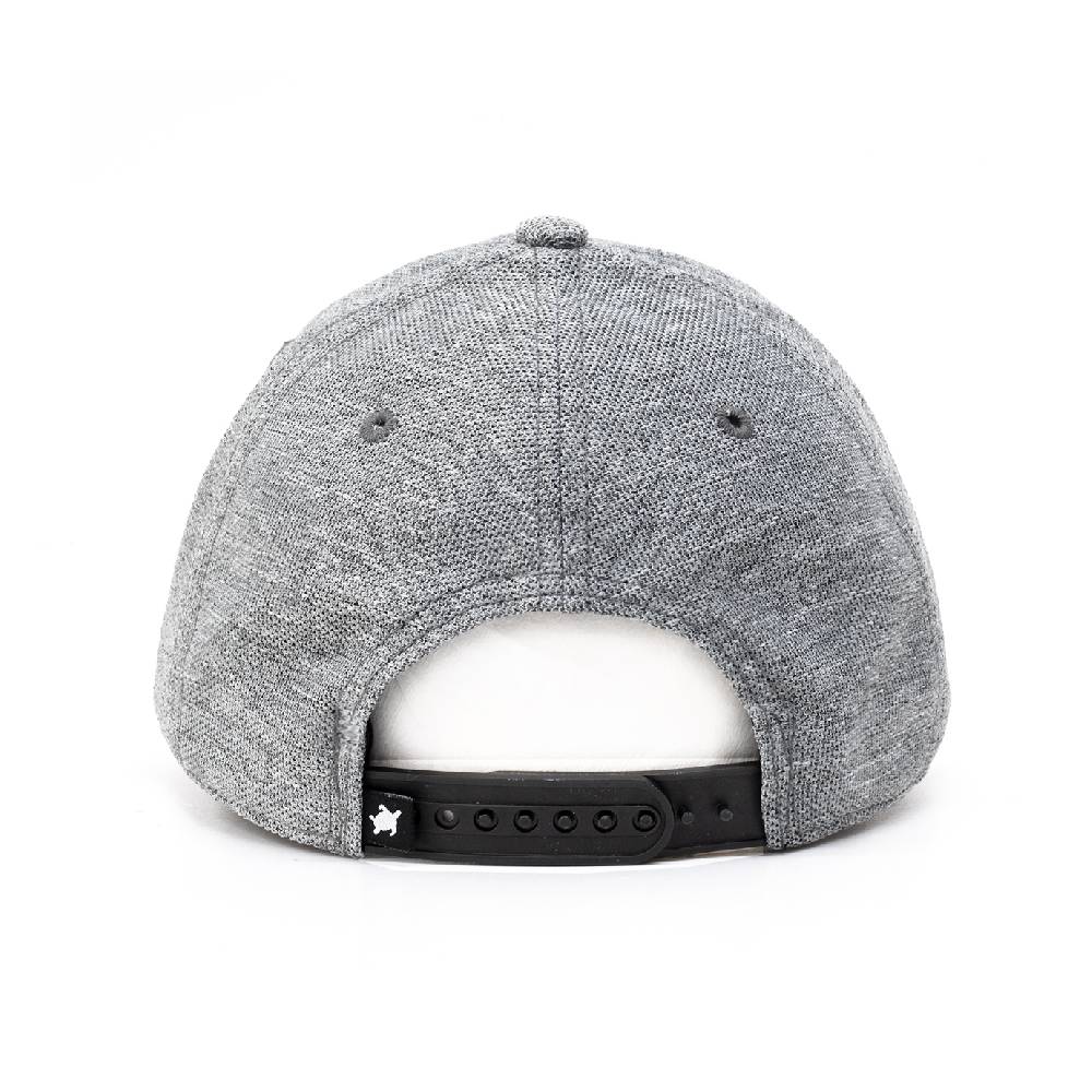 Smith & Miller Tencel Women Curved Cap, Heather Lt. Grey-black