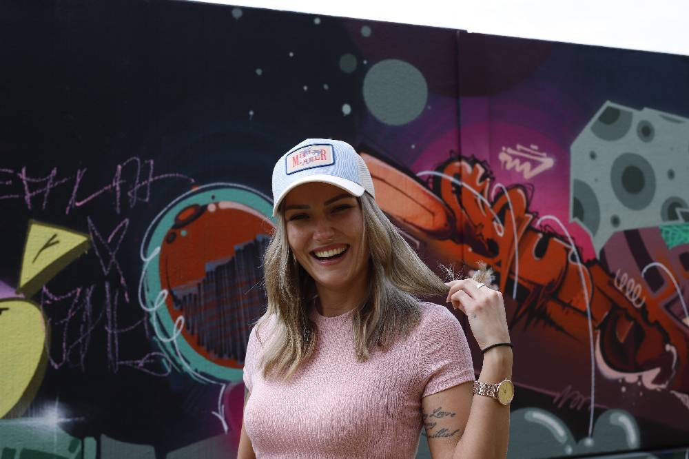 Smith & Miller Varnado Unisex Trucker Cap, Lt. Blue-off White