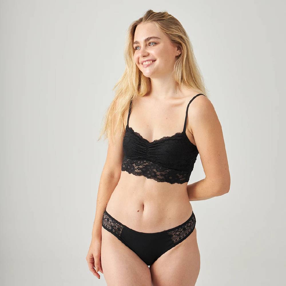 Snocks Brazilian Slips Mit Spitze Aus Bio-Baumwolle