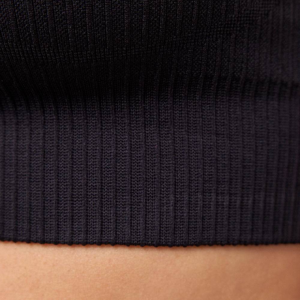 Snocks Geripptes Sportshirt Langarm Damen Aus Recyceltem Polyamid