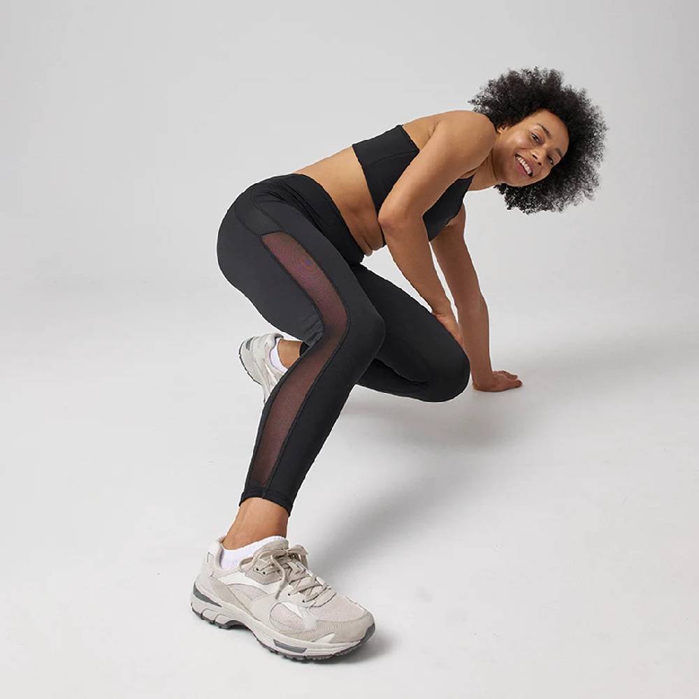 Snocks High Waist Leggings Mesh Aus Recyceltem Polyester