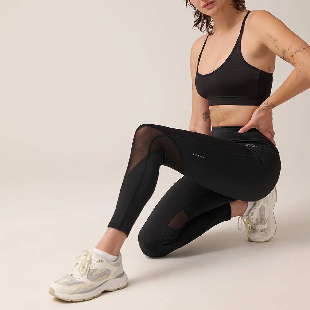 Snocks High Waist Leggings Reflective Aus Recyceltem Polyester