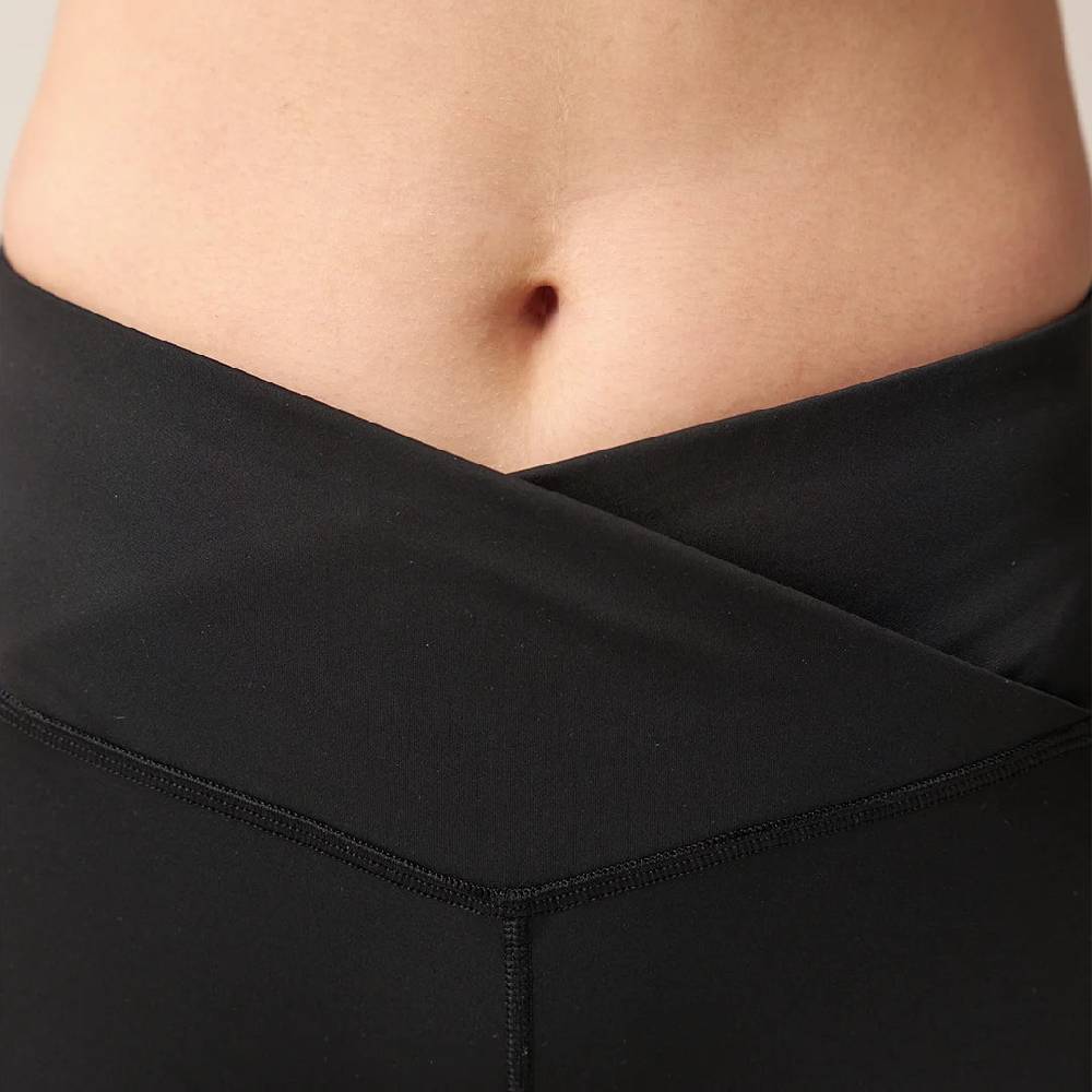 Snocks High Waist Leggings V Cross Aus Recyceltem Polyester