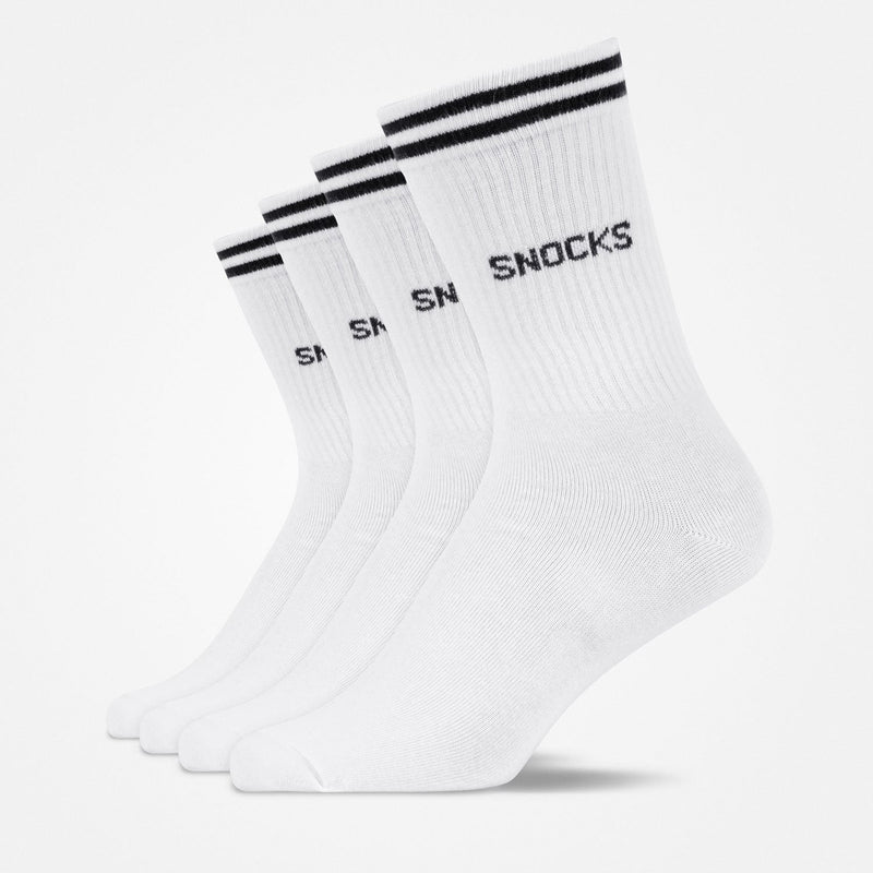 Snocks Hohe Sportsocken mit Streifen aus Bio-Baumwolle