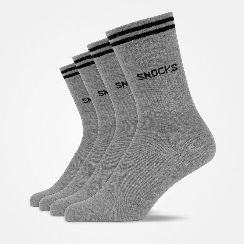 Snocks Hohe Sportsocken mit Streifen aus Bio-Baumwolle