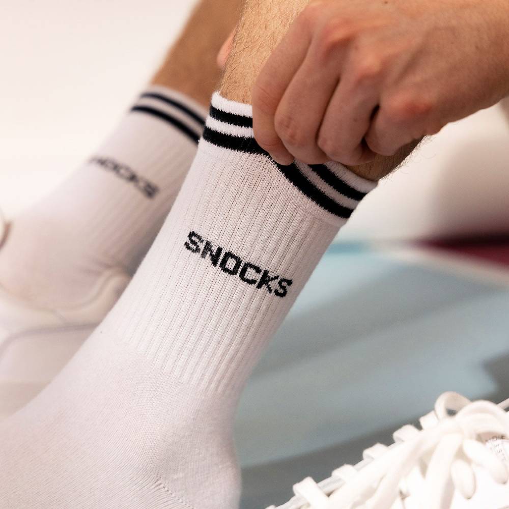 Snocks Hohe Sportsocken Mit Streifen Aus Bio-Baumwolle
