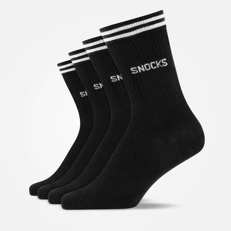 Snocks Hohe Sportsocken mit Streifen aus Bio-Baumwolle