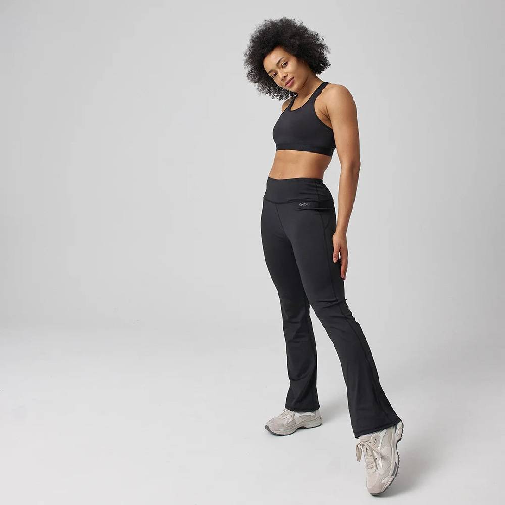 Snocks Leggings Mit Schlag Aus Recyceltem Polyester