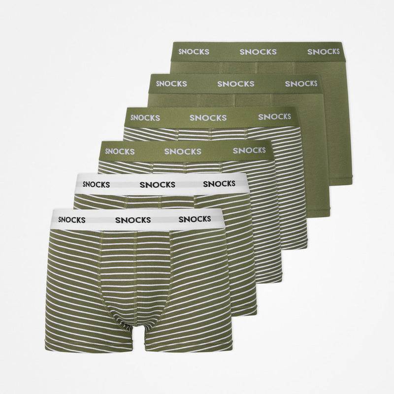Snocks Boxershorts mit Streifen aus Bio-Baumwolle