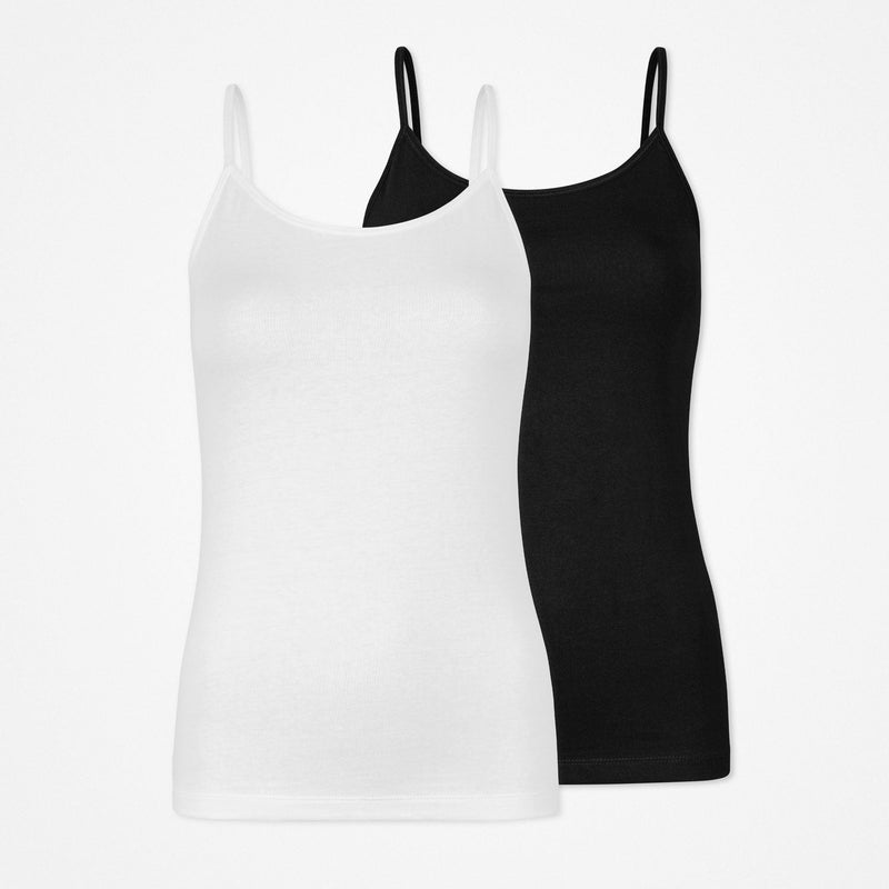 Snocks Damen Spaghetti Tops aus Bio-Baumwolle