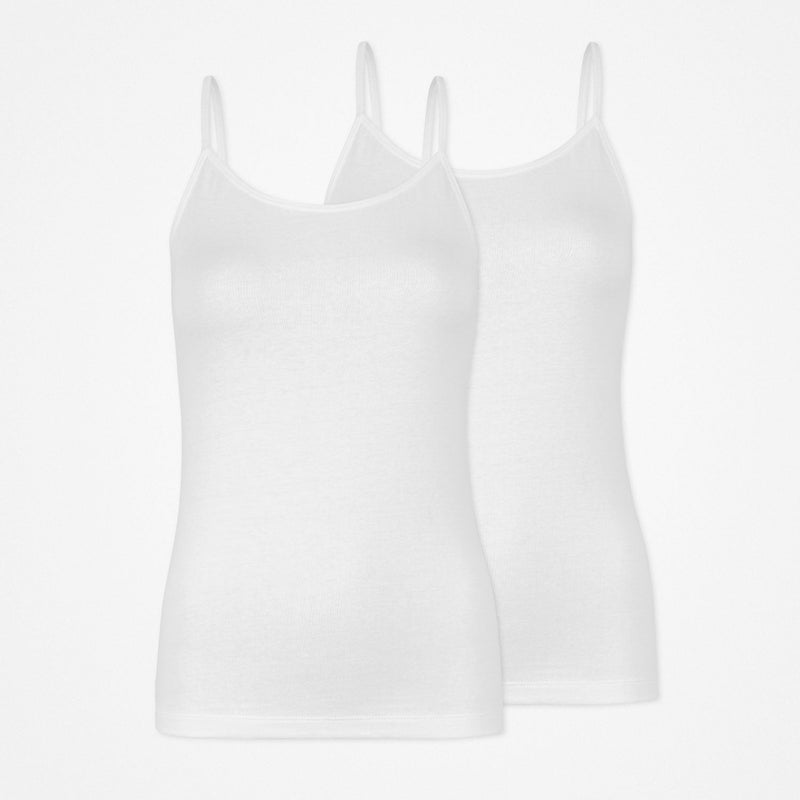 Snocks Damen Spaghetti Tops aus Bio-Baumwolle