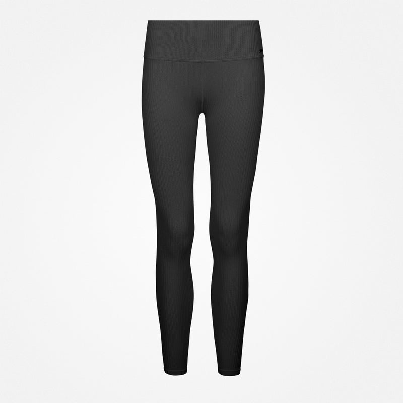 Snocks Gerippte Leggings aus recyceltem Polyamid