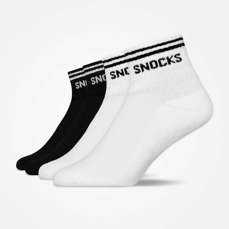 Snocks Retro Sneaker Socken aus Bio-Baumwolle