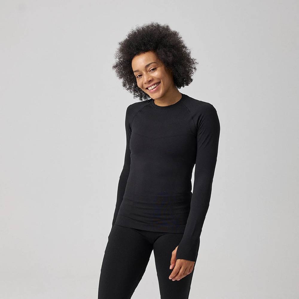 Snocks Sportshirt Langarm Damen