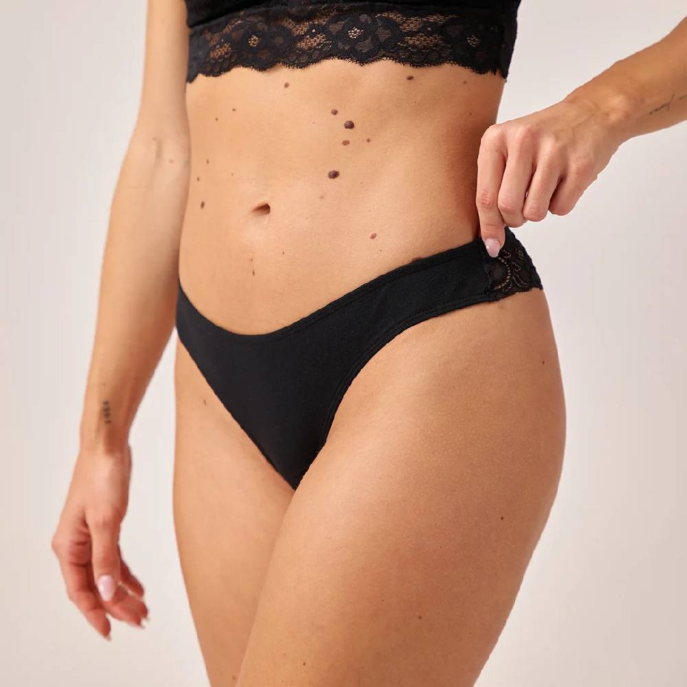 Snocks Tangas Mit Spitze Aus Bio-Baumwolle