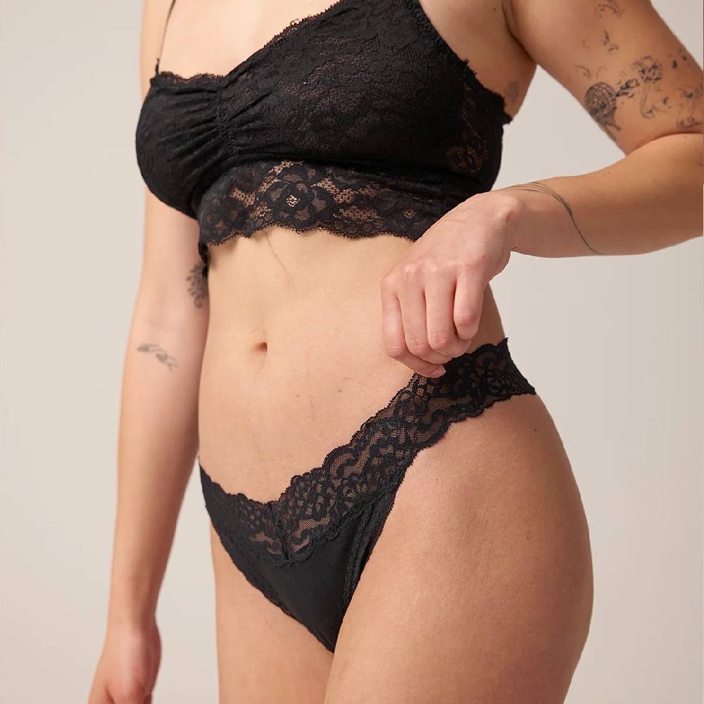 Snocks Tangas Mit Spitze Aus Bio-Baumwolle