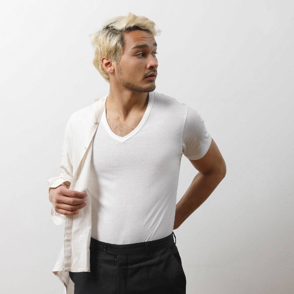 Snocks Unterhemd V-Ausschnitt Aus Bio-Baumwolle