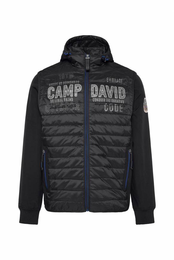 Soccx 2-in-1 Softshelljacke Mit Abtrennbaren Ärmeln Black / Black