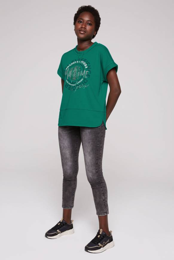 Soccx Ärmelloses Shirt Mit Artwork Aus Schmucksteinen Bottle Green