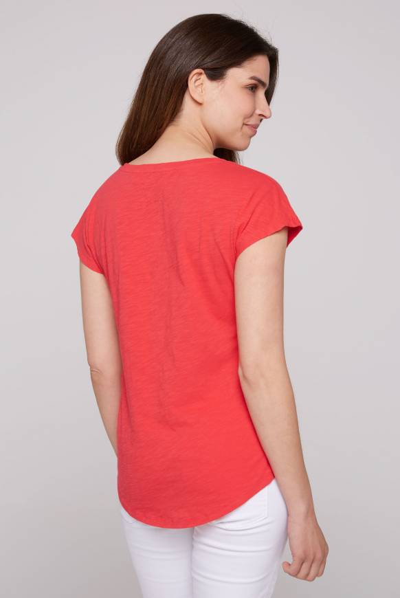 Soccx Ärmelloses Shirt Mit V-Ausschnitt Und Artwork Skipper Red