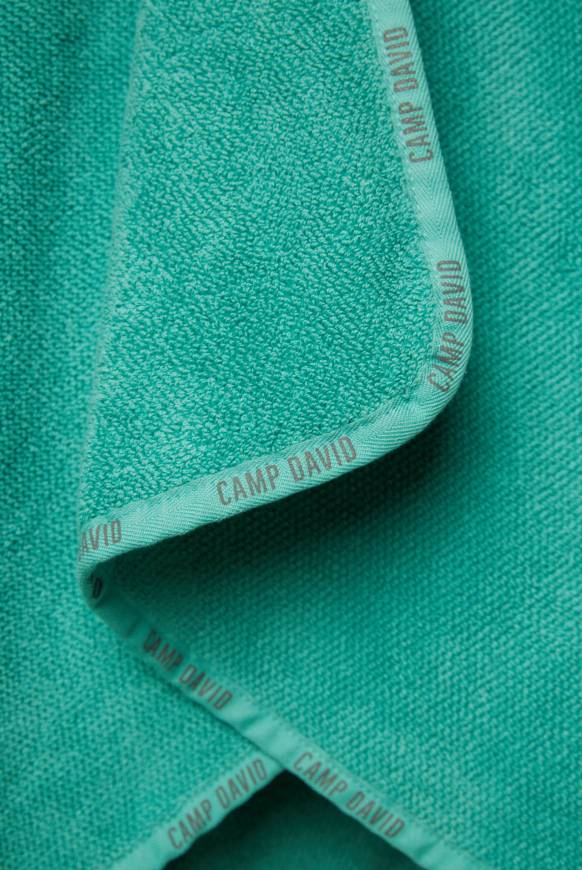 Soccx Badehandtuch Mit Logo-Saum 70 X 140 Cm Cool Green