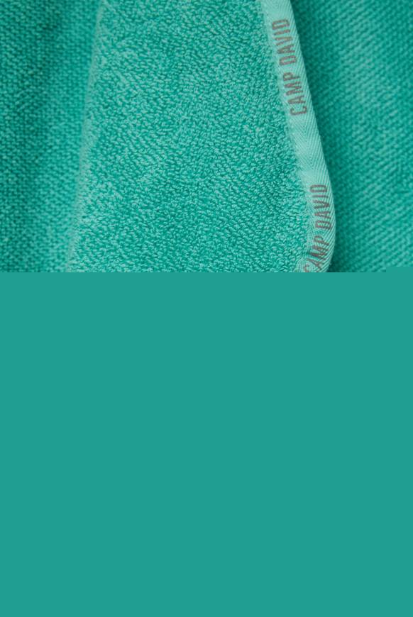 Soccx Badehandtuch Mit Logo-Saum 70 X 140 Cm Cool Green