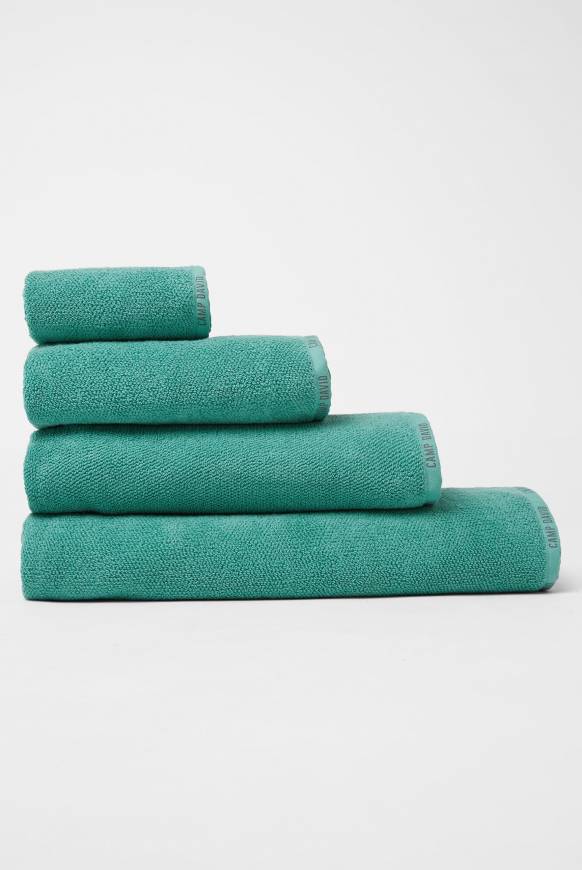 Soccx Badehandtuch Mit Logo-Saum 70 X 140 Cm Cool Green