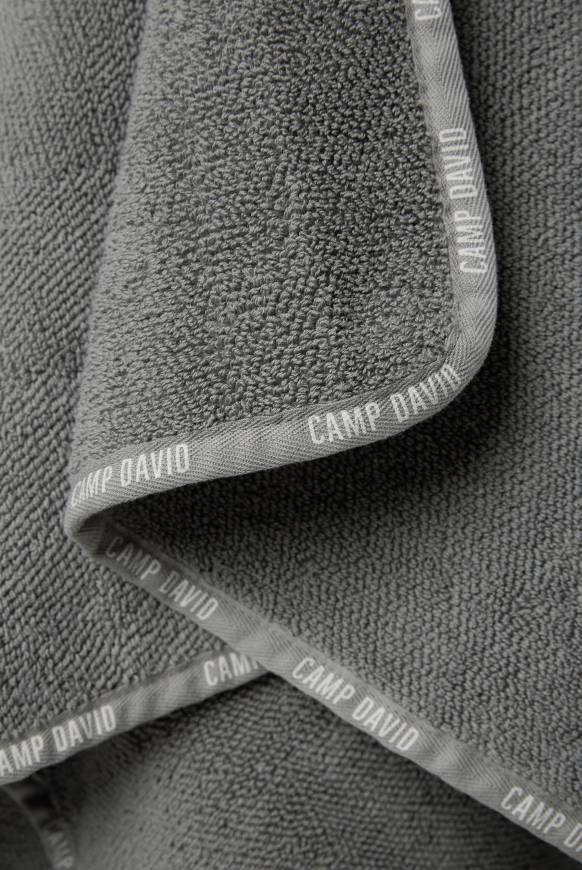 Soccx Badehandtuch Mit Logo-Saum 70 X 140 Cm Granite