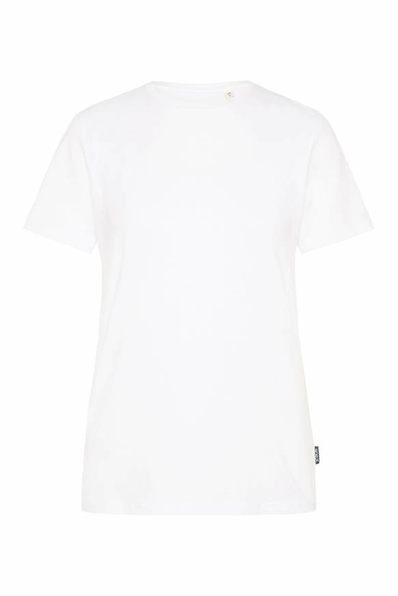 Soccx Basic T-Shirt Mit Rundhalsausschnitt Opticwhite