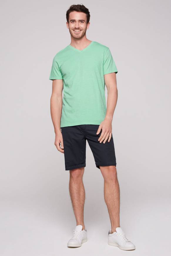 Soccx Basic T-Shirt Mit V-Ausschnitt Nordic Green S