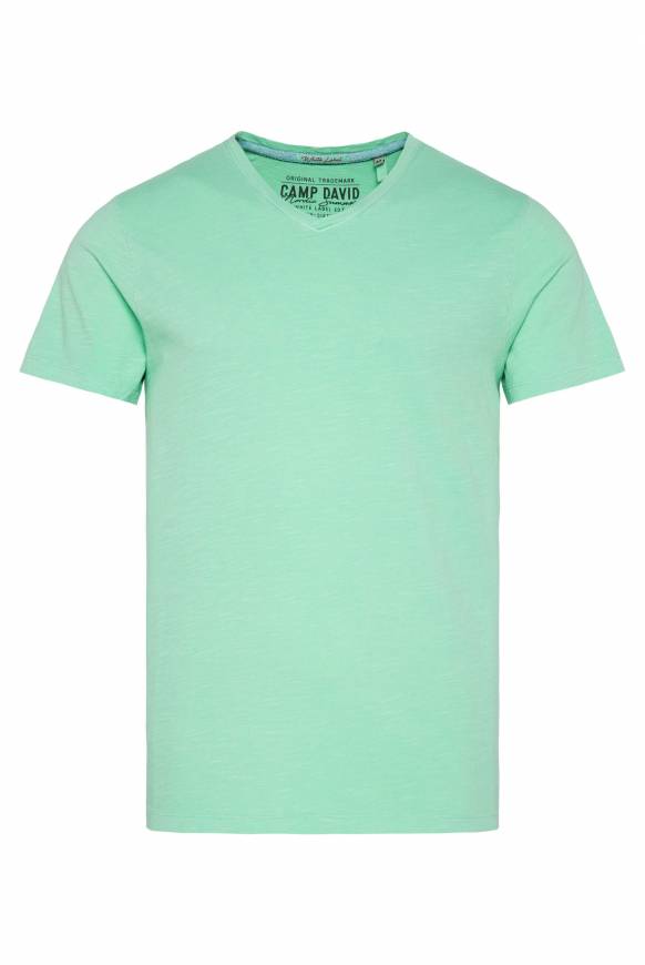 Soccx Basic T-Shirt Mit V-Ausschnitt Nordic Green S
