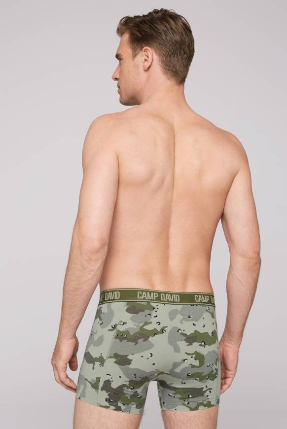 Soccx Boxershorts Mit All Over Print, 2er-Pack Desert / Light Khaki