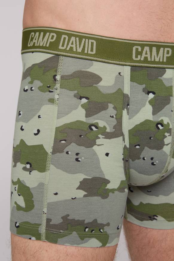 Soccx Boxershorts Mit All Over Print, 2er-Pack Desert / Light Khaki