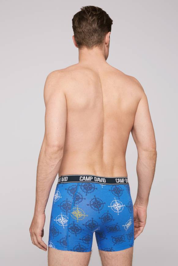 Soccx Boxershorts Mit All Over Print, 2er-Pack Electric Blue / Red