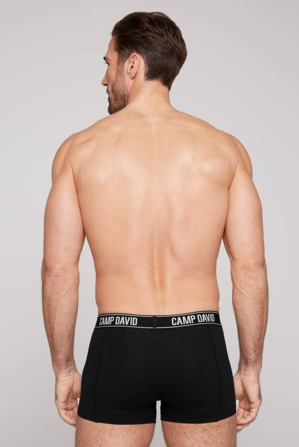 Soccx Boxershorts Mit Logo-Bund, 2er-Pack Black / Black
