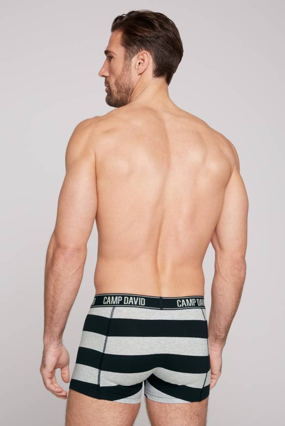 Soccx Boxershorts Mit Logo-Bund, 2er-Pack Greymel.uni/greymel.navy Str