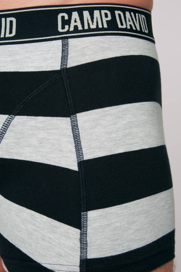 Soccx Boxershorts Mit Logo-Bund, 2er-Pack Greymel.uni/greymel.navy Str