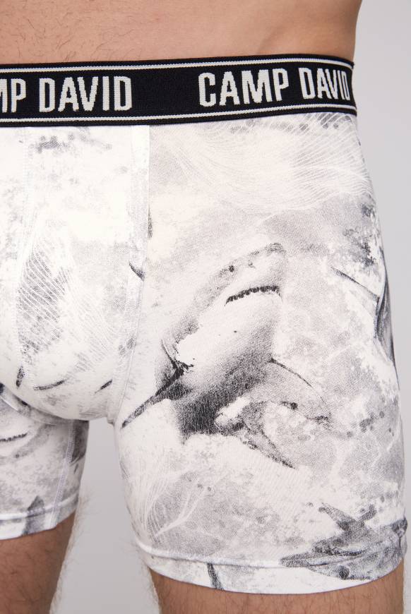 Soccx Boxershorts Mit Shark All Over Print Shark / White