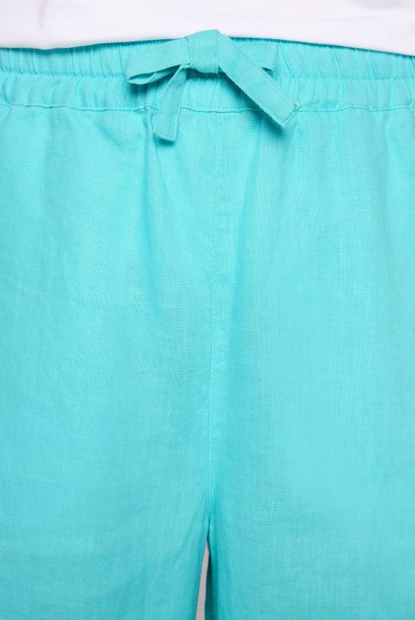 Soccx Culotte Aus Leinen Mit Elastikbund Lagoon Blue