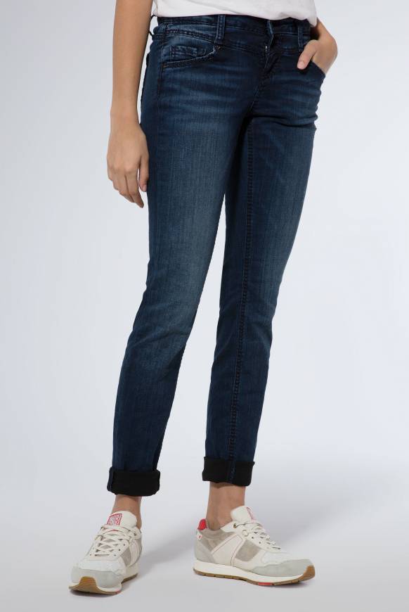 Soccx Destroyed Jeans KA:RA mit dunkler Waschung blue black vintage
